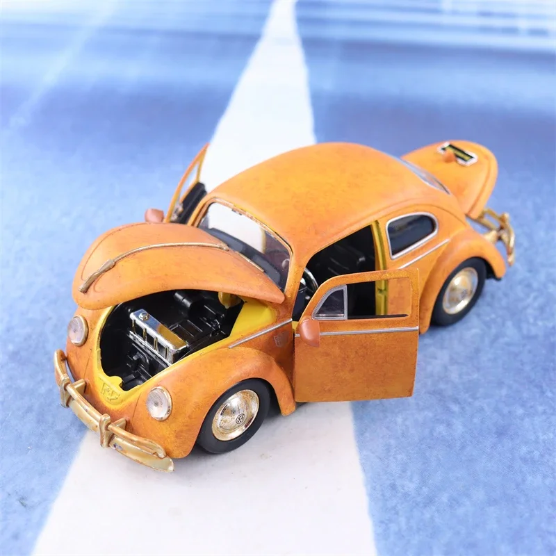 1:24 Volkswagen Beetle High Simulation Diecast Car Metal Alloy Model Car Children\'s toys collection gifts J238