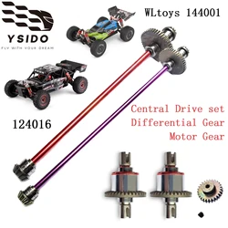 Metal Main Central Axle Drive Shaft Differential Gear Upgrade Parts Wltoys 124019 124018 124016 124017 144001 1/12 1/14 RC Car