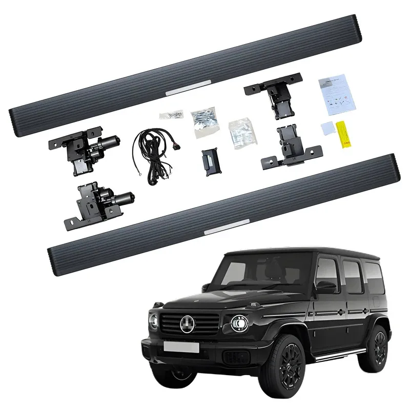 

Waterproof No-Drilling Installation Board Aluminum Automatic Electric Power Side Step Running Board for G580 2024