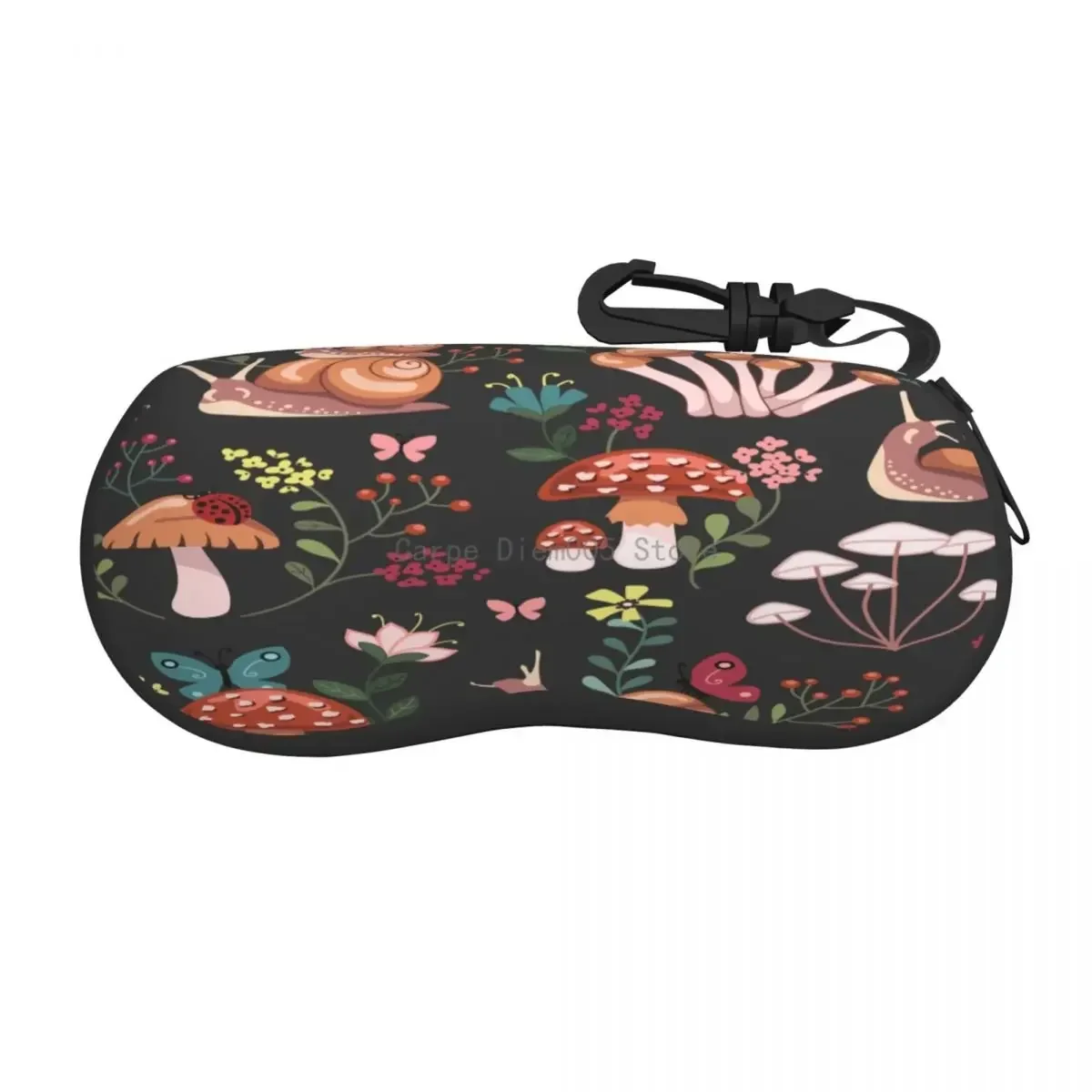 Glasses Bag Protective Case Whimsical Mushrooms Snails Ladybugs Women Men Sunglasses Case Box Reading Eyeglasses Box Accessories