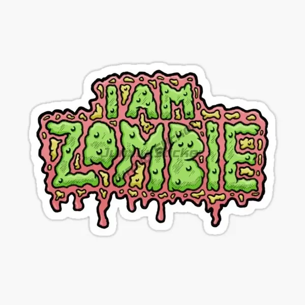 Terrifying ZOMBIE Skull Creative PVC Car Sticker for Decorate Car Bicycle Wall Window Fridge Helmet Door Decal Accessories