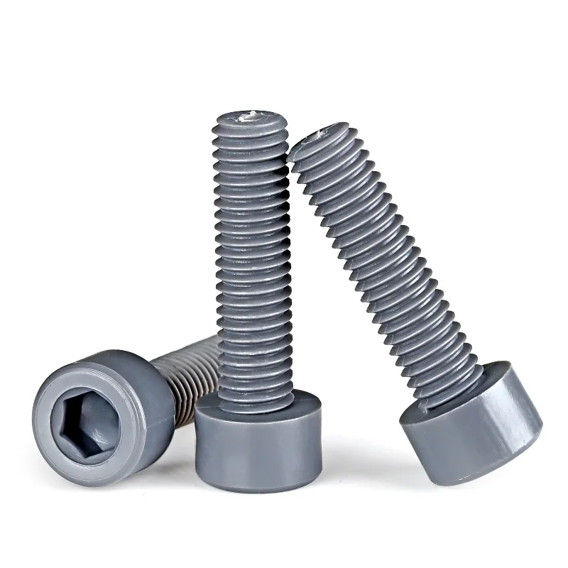 Weiyi M3 M4 M5 M6 M8 M10 PVC Sechskant-Innensechskantschraube aus Kunststoff, korrosionsbeständig, säure- und alkalibeständig, isolierende Inbusschraube – Detail 4