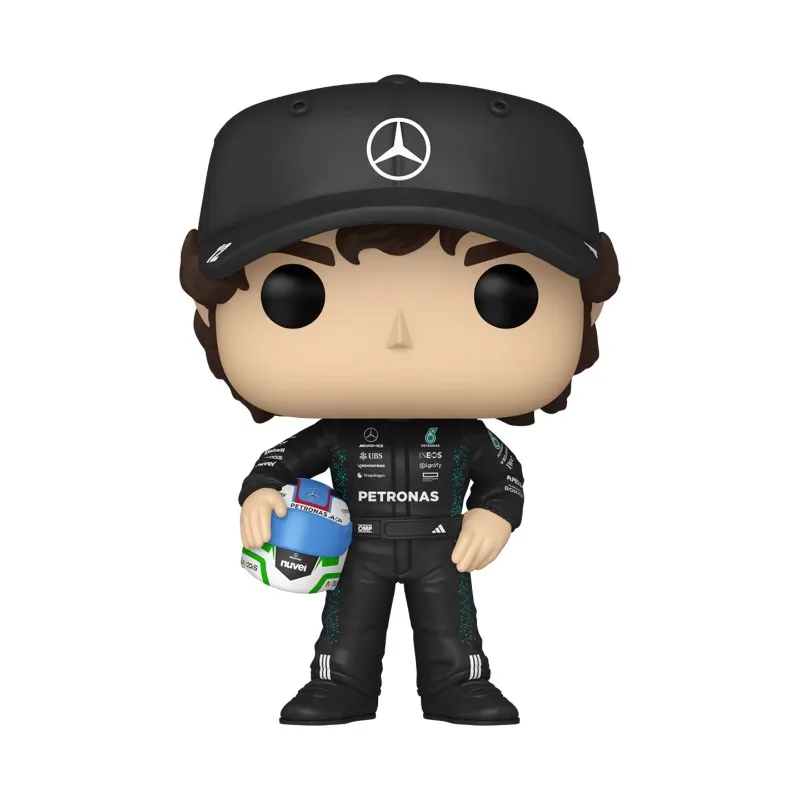 Op voorraad FUNKO POP originele Co-branded Mercedes Team F1 Racing Kimi Antonelli kan een model gebruiken om vakantiegeschenken te verzamelen