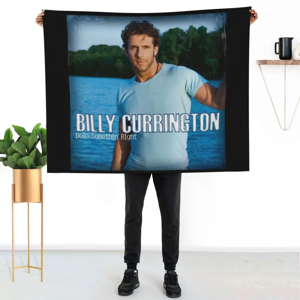 Billy currington doin somethin right Throw Blanket Beach Designers blankets ands Sofa Throw Comforter Blankets