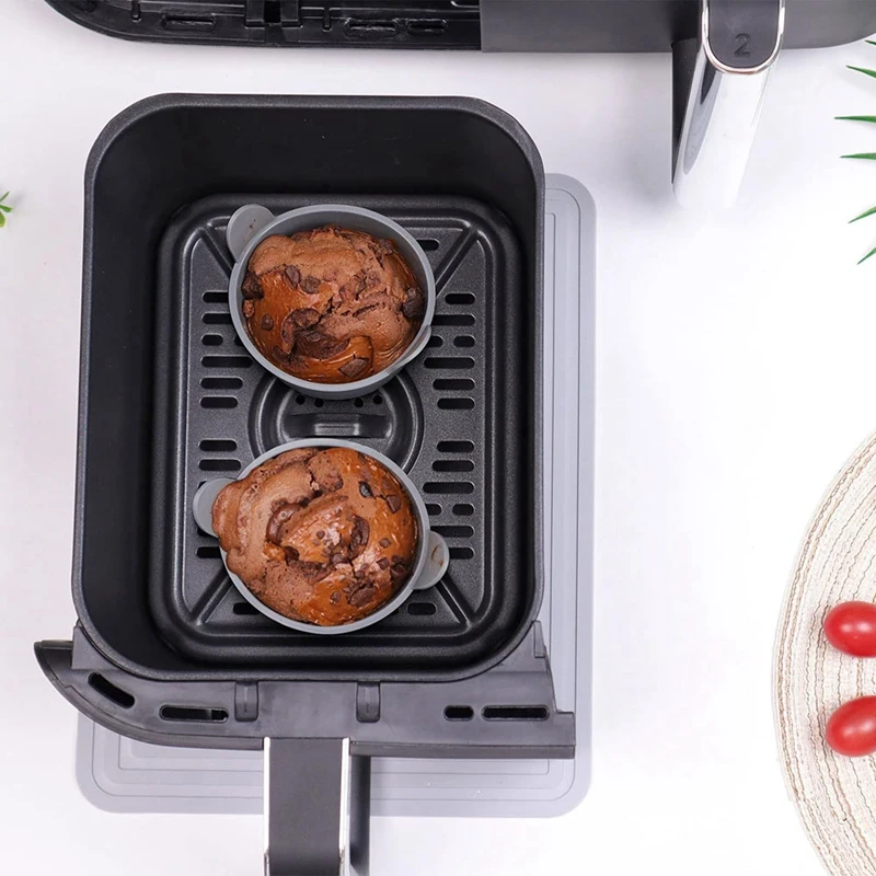 Untuk Ninja DZ201 fodi telur penggoreng udara telur penggorengan, Ramekins silikon untuk Ninja Air Fryer