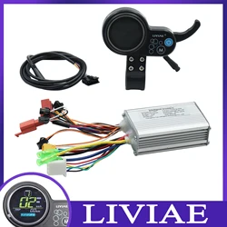 Electric Scooter LIVIAE Brushless Motor 36V/48V Controller Speed Control Instrument LCD Accelerator For Kugoo M4/m4 Pro Parts