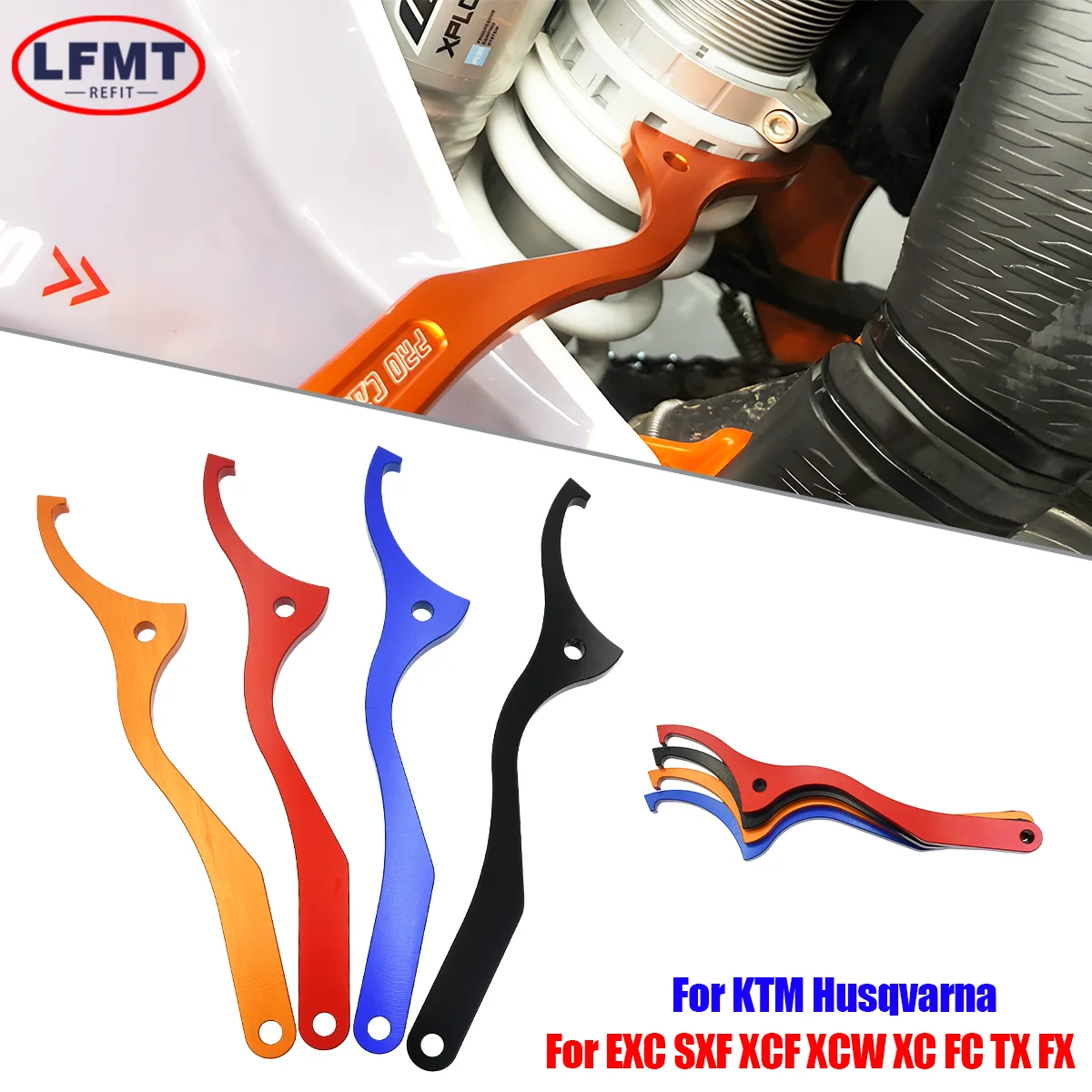 Motorfiets Achter Demping Shock Steeksleutel Voor KTM SX SXF XC XCF EXC EXCF 125 200 250 300 350 400 450 500 Husqvarna TE TC FE
