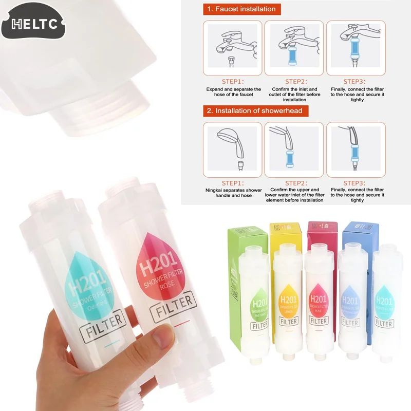 Student Dormitory Rental BathRoom Household Water Purification Chlorine Removal Bathing Skincare Fragrance Shower Head Filter