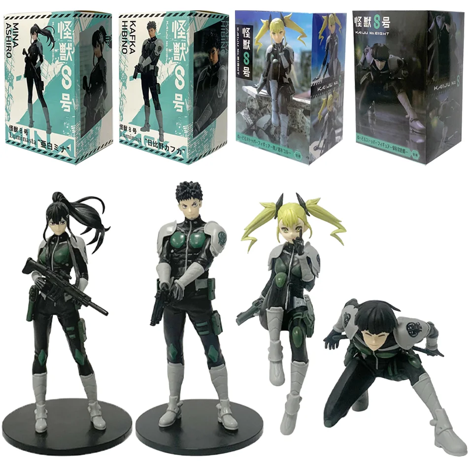 Figura de anime Kaiju No. de 18-19 cm. 8 Yamiwina Hibino Kafka modelo de ação colección de juguetes de Pvc acessórios de escri