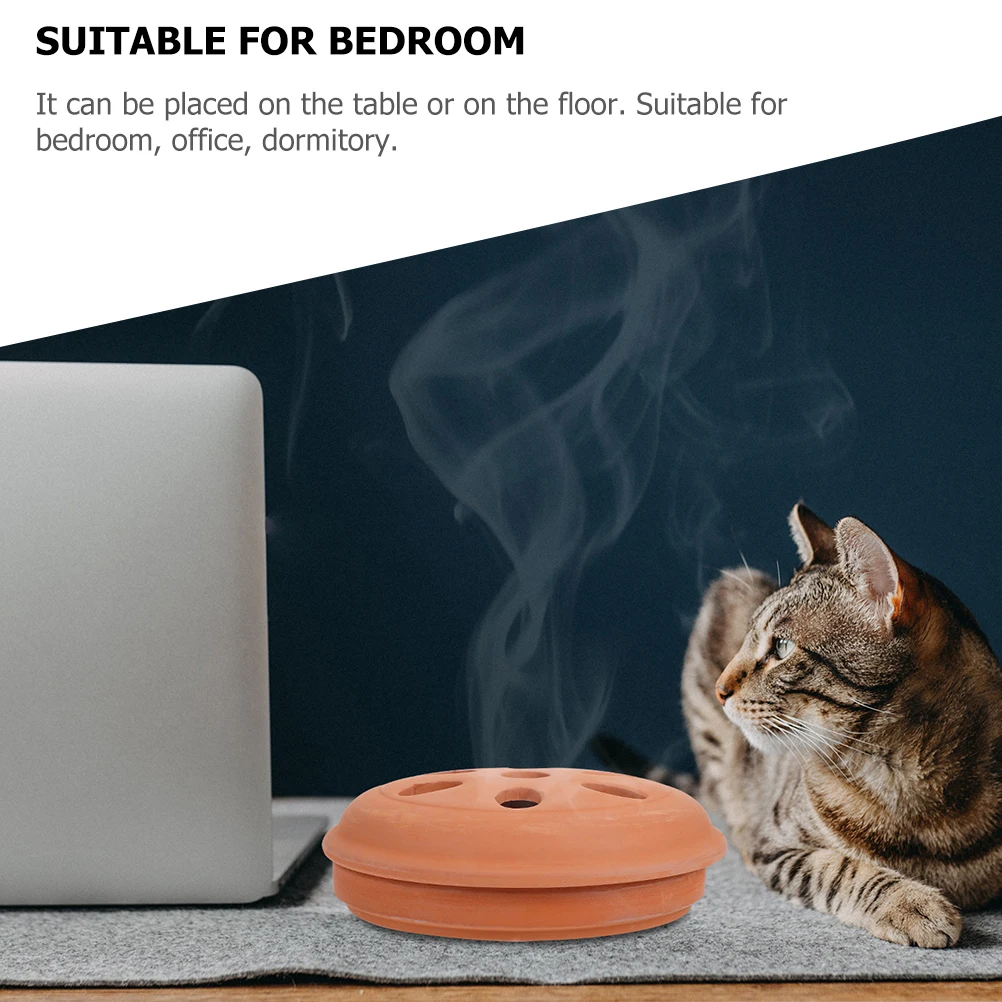

Box Hollow Ceramic Lidded Cover Anti-Scald Incense Burner Case Convenient Home Use Case Anti-Scald Incense Box