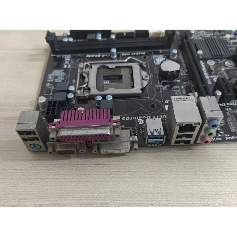 Used for GIGABYTE B85M-D3V LGA 1150 Motherboard B85 Chipset 4th Gen CPU PCI Slot Printer Port With Original I/O Shield