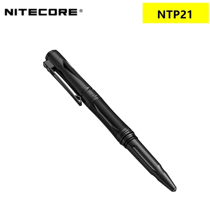 NITECORE NTP21 EDC Tactical Pen Multi-functional Defense Pen Aluminum alloy body with Tungsten steel head for Glass Breaker