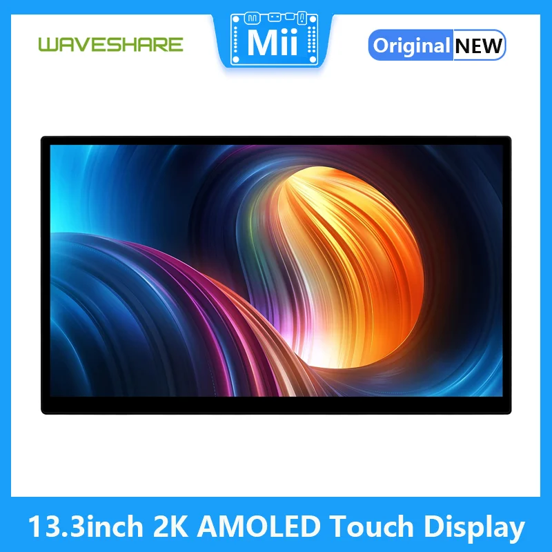 

2560×1440 13.3inch 2K AMOLED Touch Display, HDMI/Type-C Display Interface for Raspberry Pi