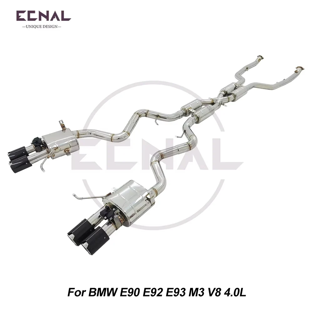 

Ecnal Exhaust Valved Catback Pipe High Performance SS304 Exhaust System for BMW E90 E92 E93 M3 V8 4.0L 2009-2013