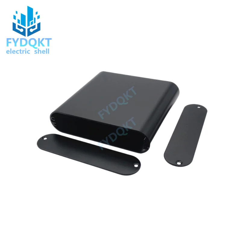 Waist shaped aluminum alloy shell Battery circuit board  Power amplifier box 100x108x26mm