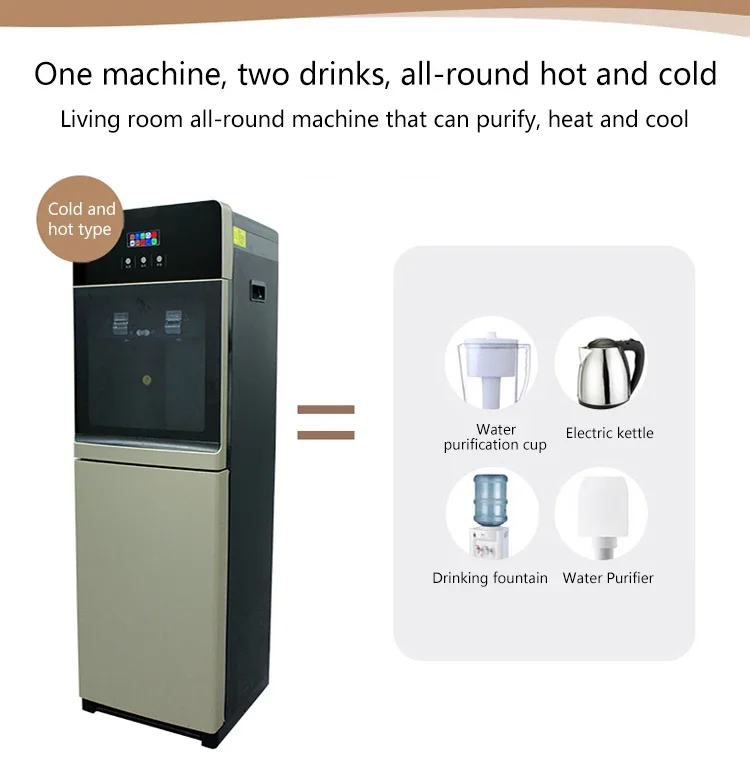 High-quality Fashion Freestanding Water Dispensers smart instant hot cold water dispenser RO system dispensador de agua