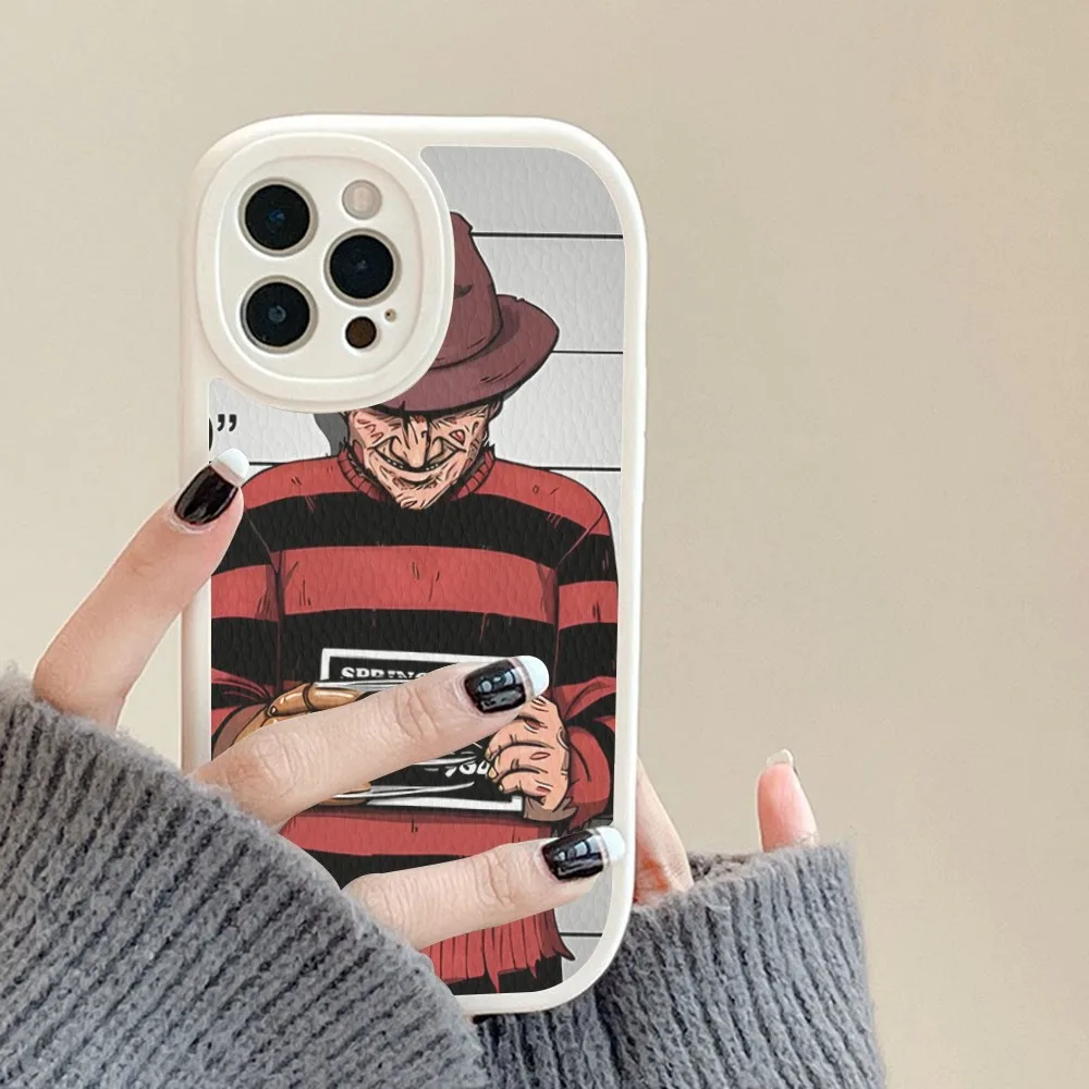 Film K-Krueger F-Freddy Horror Phone Case Hard Leather For iPhone 14 13 12 Mini 11 14 Pro Max Xs X Xr 7 8 Plus Fundas