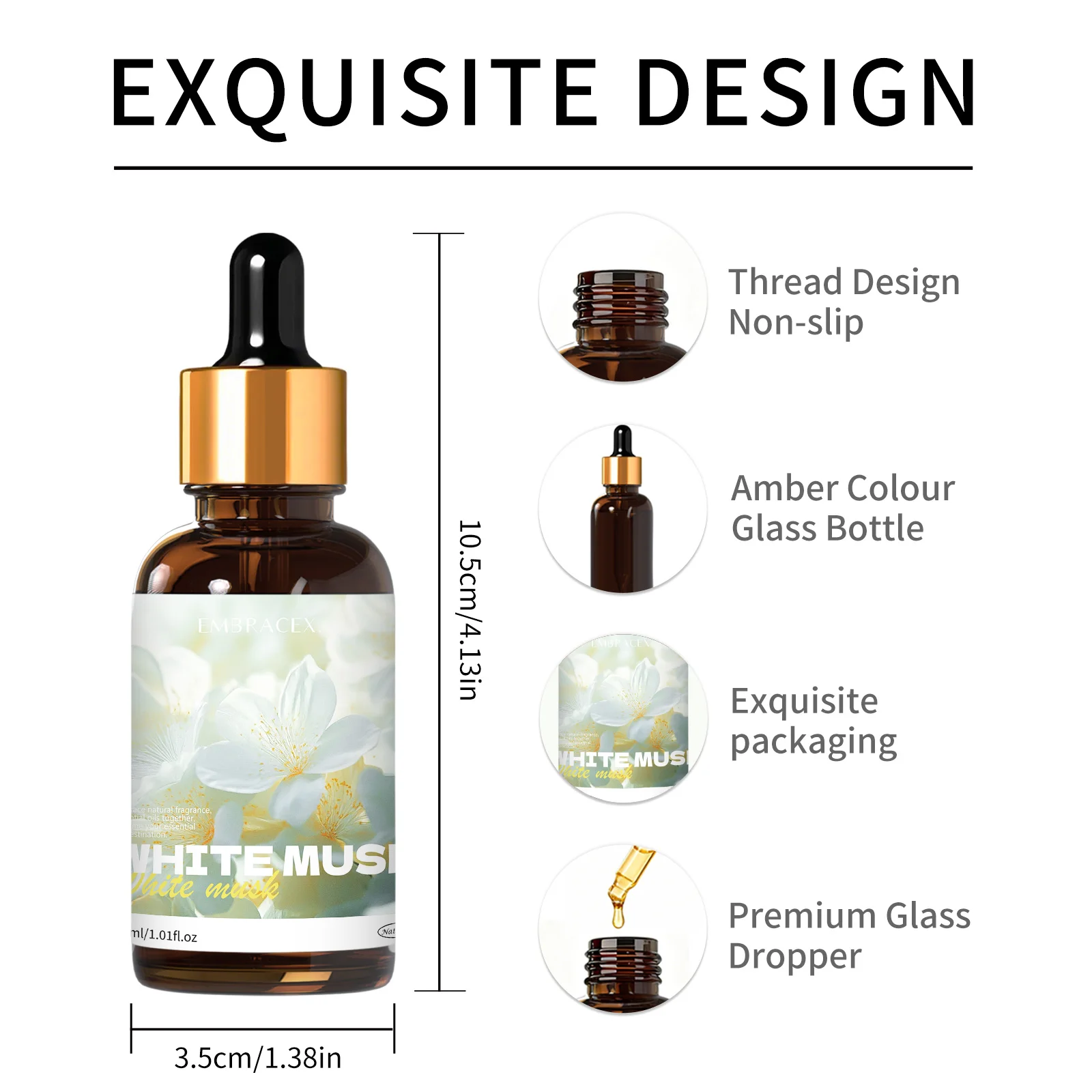 น้ำมันหอมระเหยไวท์มัสค์ 30 มล. - Candle Making Fragrance Oils บทวิจารณ์และราคา