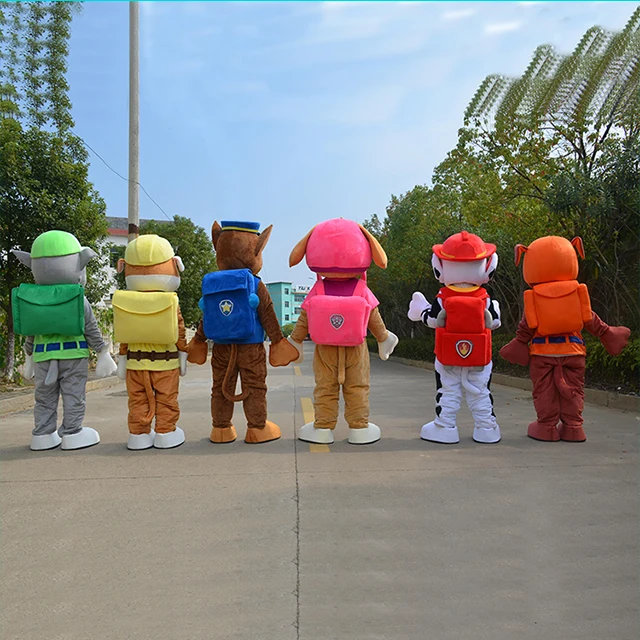 جديد الكلب زي التميمة تأثيري عطلة الاحتفال فستان بتصميم حالم حفلة الكرتون أنيمي تشيس أداء فستان عيد الميلاد