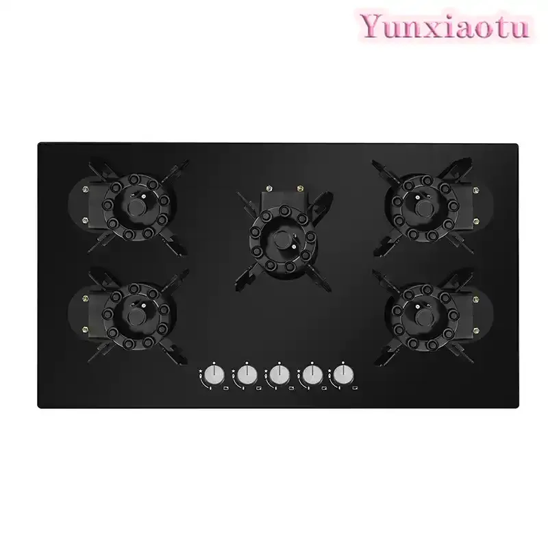 Household Folding Cover Magic Disc Powerful Fire Embedded Multi Burner Gas Stove