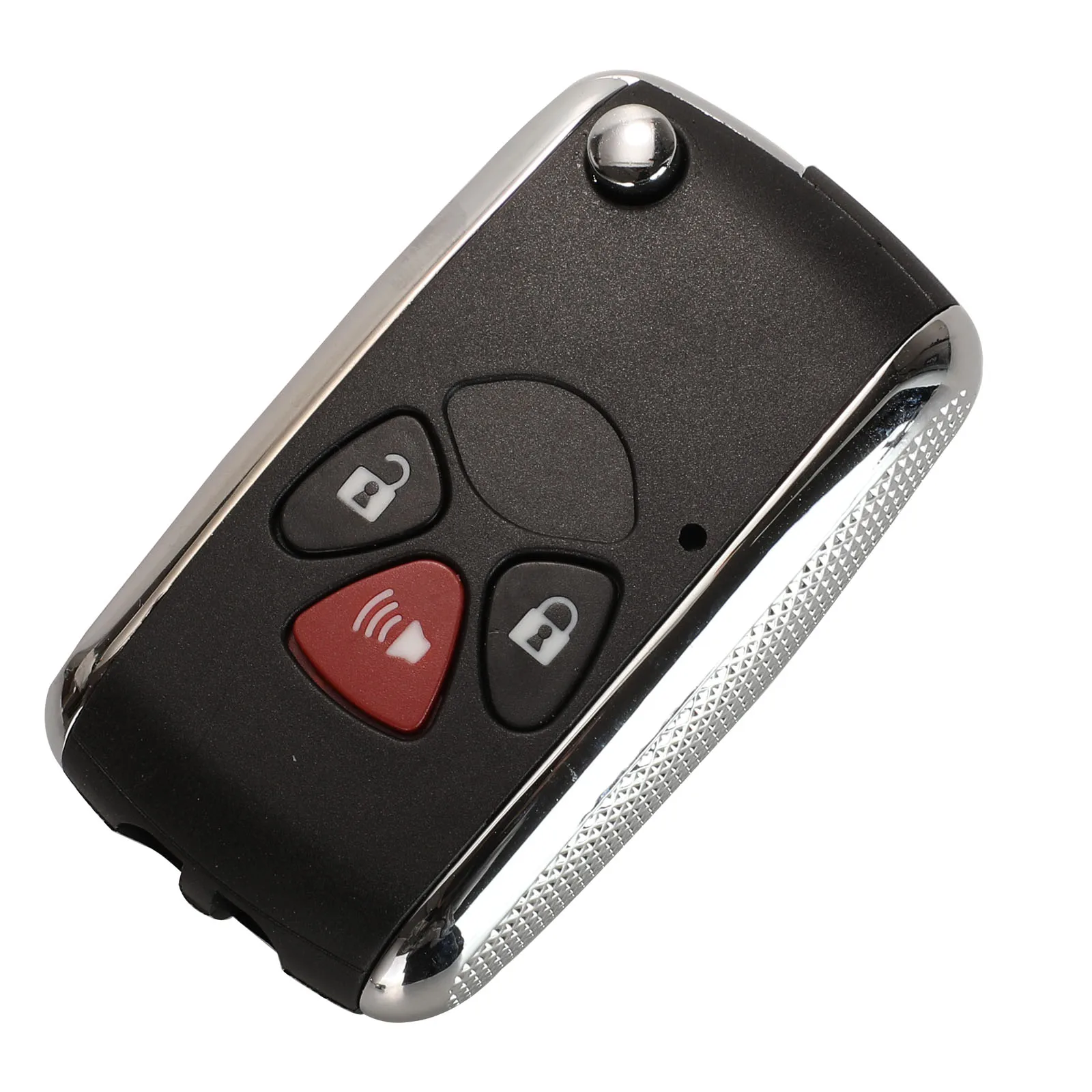 Jingyuqin-リモートカーキーシェル、変更されたフリップキー、フォブ、2ボタン、3ボタン、4ボタン、toyota avlon、Icrower、Camry、rav4、reiz、yaris、prado