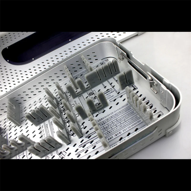 External fixed bracket, instrument box, medical needle bar, fixing clip, bone cutting plate, bone needle storage box, orthopedic
