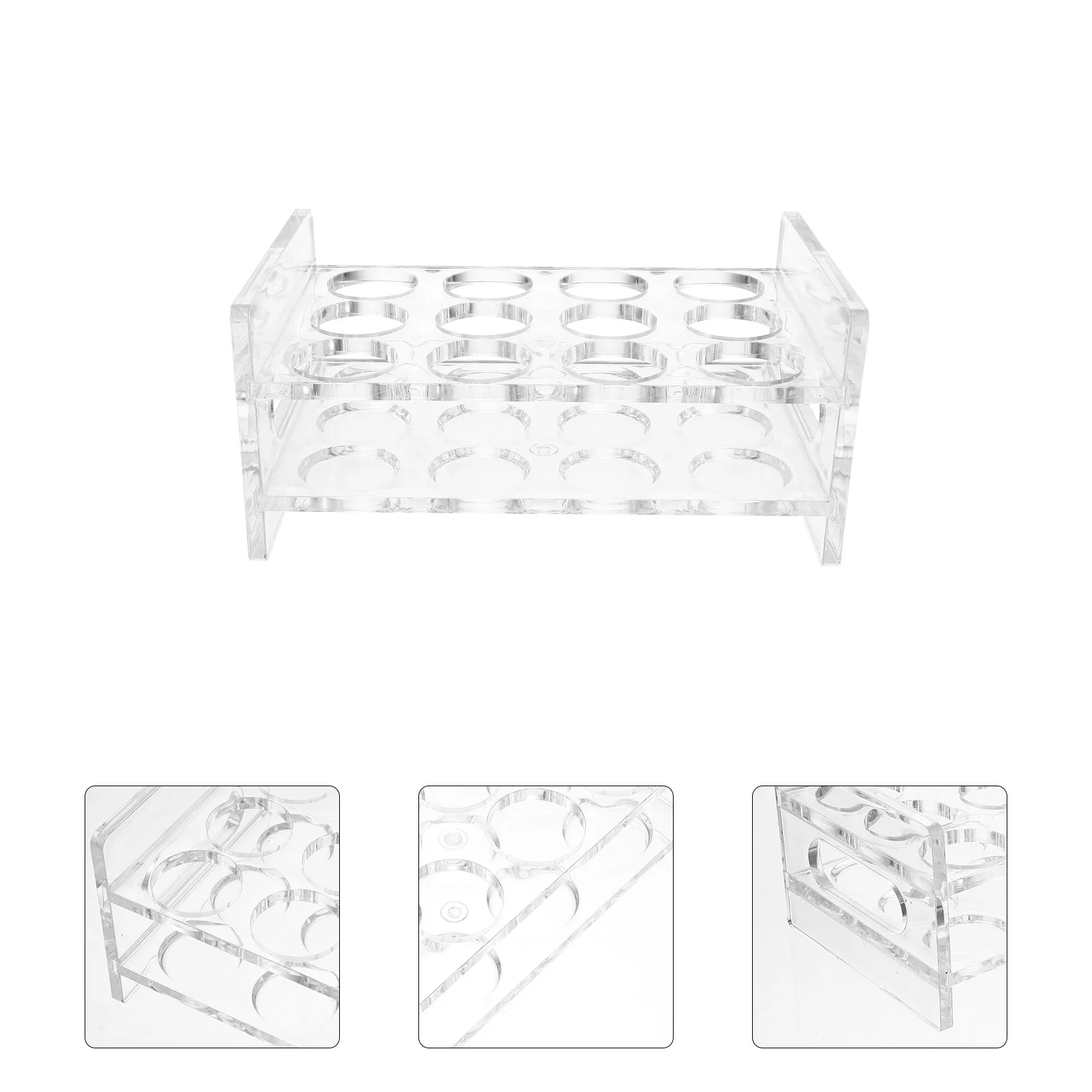 

Acrylic Shot Glass Holder Cup Server Compact Size Home Party Bar Use Beverages Bottle ganizer Storage