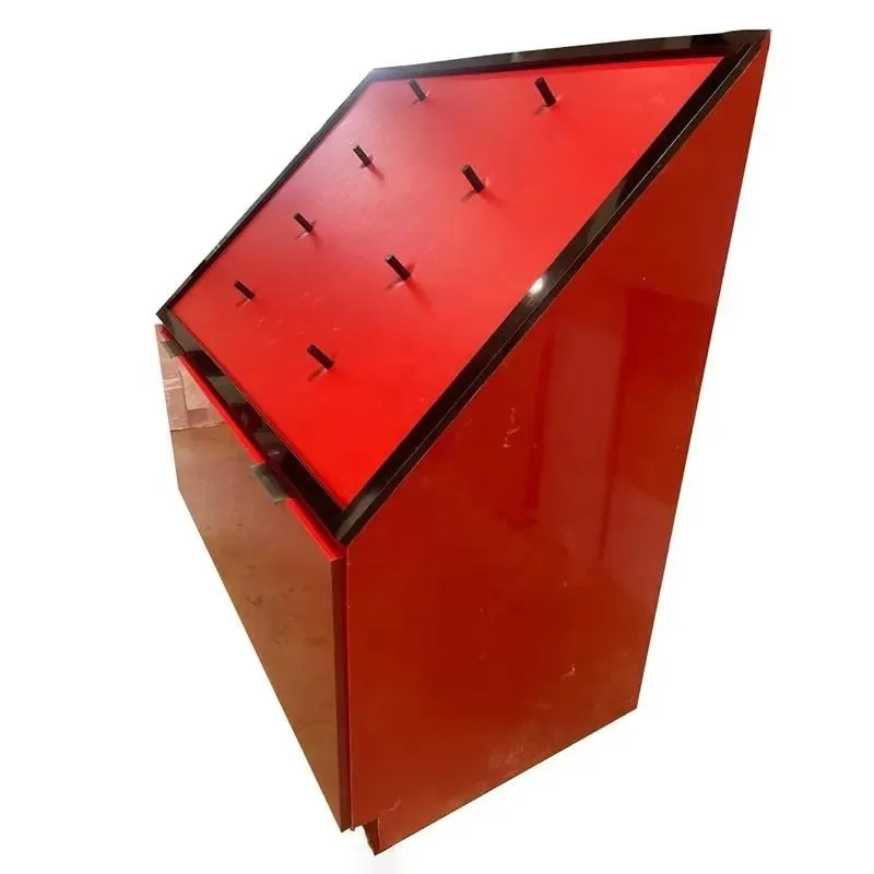 Custom Wooden Gun Display Cabinet Promotional Store Showcase for Hunting Rifle Exhibition Stand Retail Display Unit