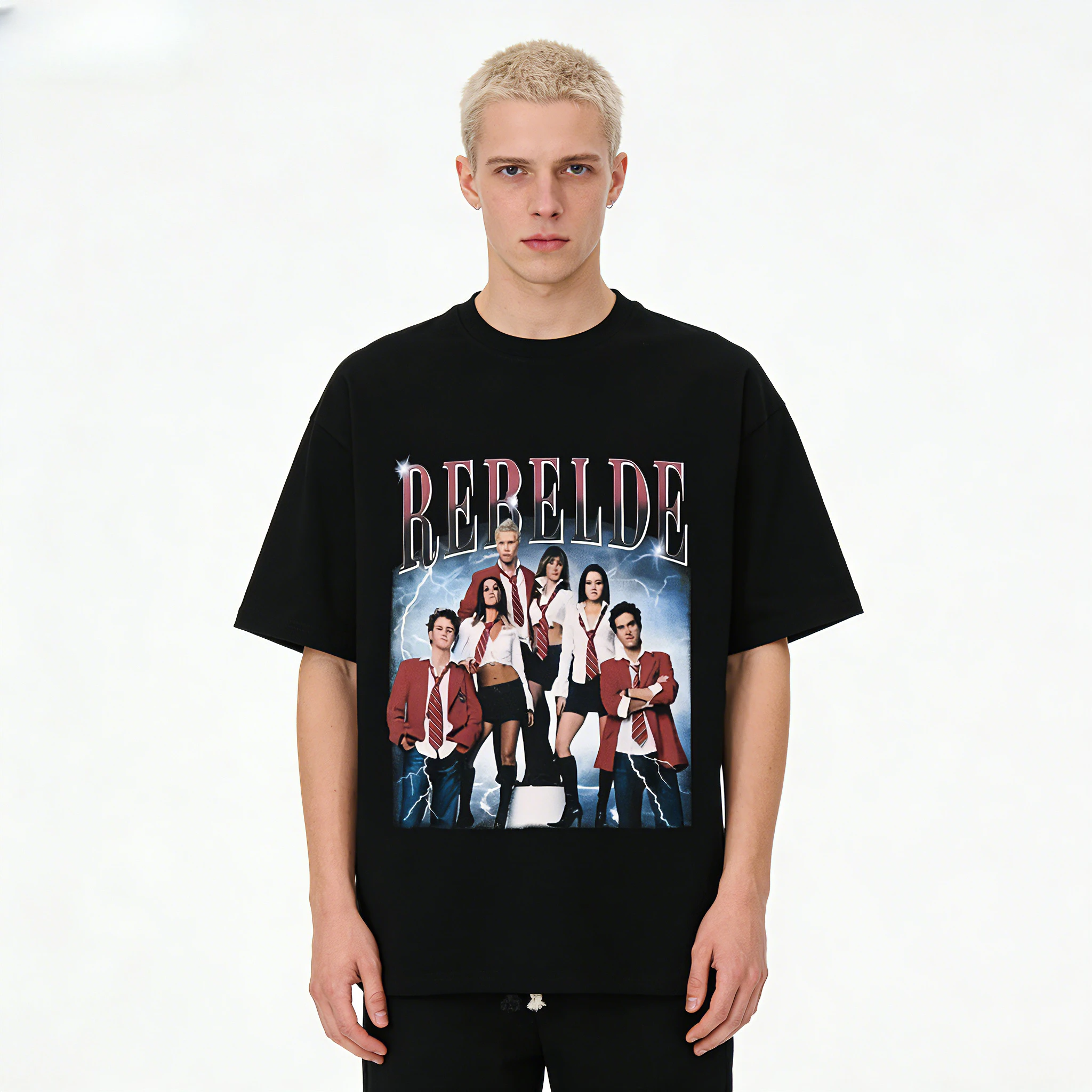 

2026 Limited Rebelde Rbd Concert T Shirt Men Women Vintage 90S Classic Mexican Tv Series Cotton Tee Tshirt Short Sleeve T-Shirts