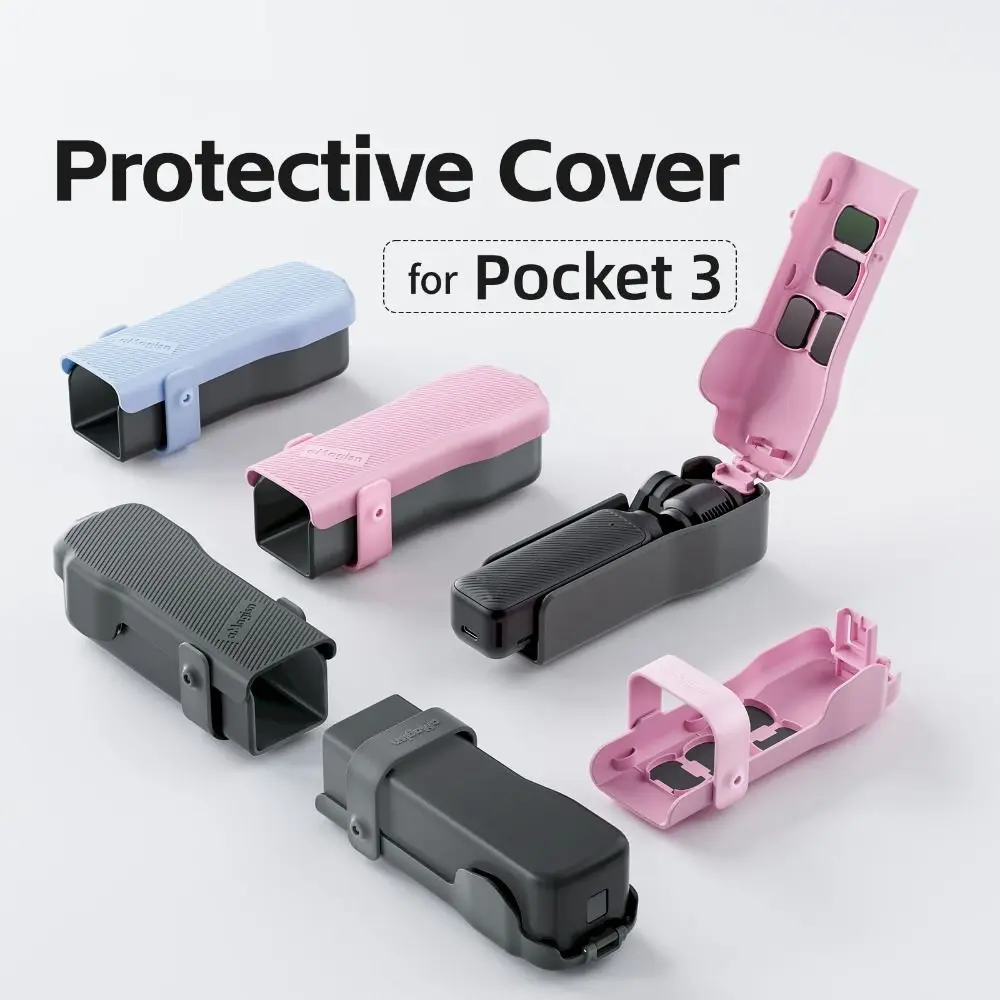 

Anti-fall Protective Lid Shockproof with Lens Filters Storage Flip Upper Cover Anti-Scratch Body Case for DJI Osmo Pocket 3
