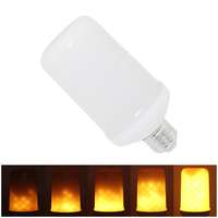 1-10PCS E27 E14 B22 Led Flame Lamp Dynamic Flame Effect Bulb 15W 85-265V Simulation Flicker Burn LED Light Christmas Decoration