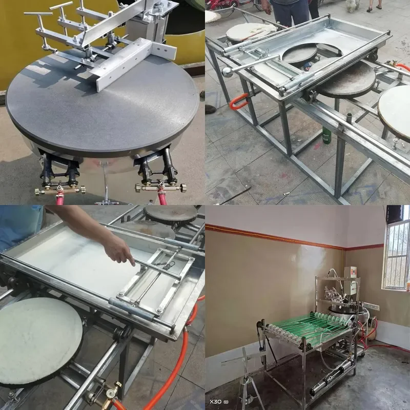 Automatic Electromagnetic Heating Gripper Machine for Commercial Breakfast Shops Pancake Fruit Machine Push-Pull Multigrain