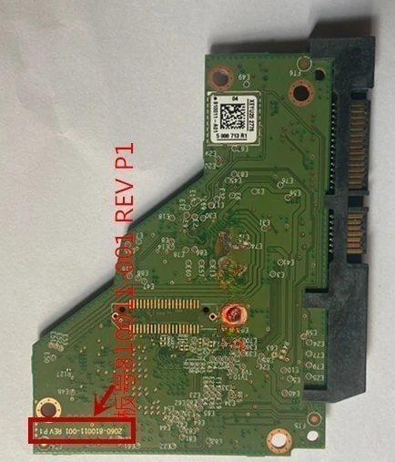 CHEN FOR WD Seagate Hard Disk 2060-810011-001REV P1 without lock plate, supporting one ROM for read/write firmware.~~