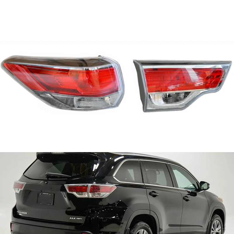 

Pop Car Rear Light Tail Driving Brake Taillight Warning Signal Stop Lamp No Bulb 815900E060 For Toyota Highlander 2014 2015 2016