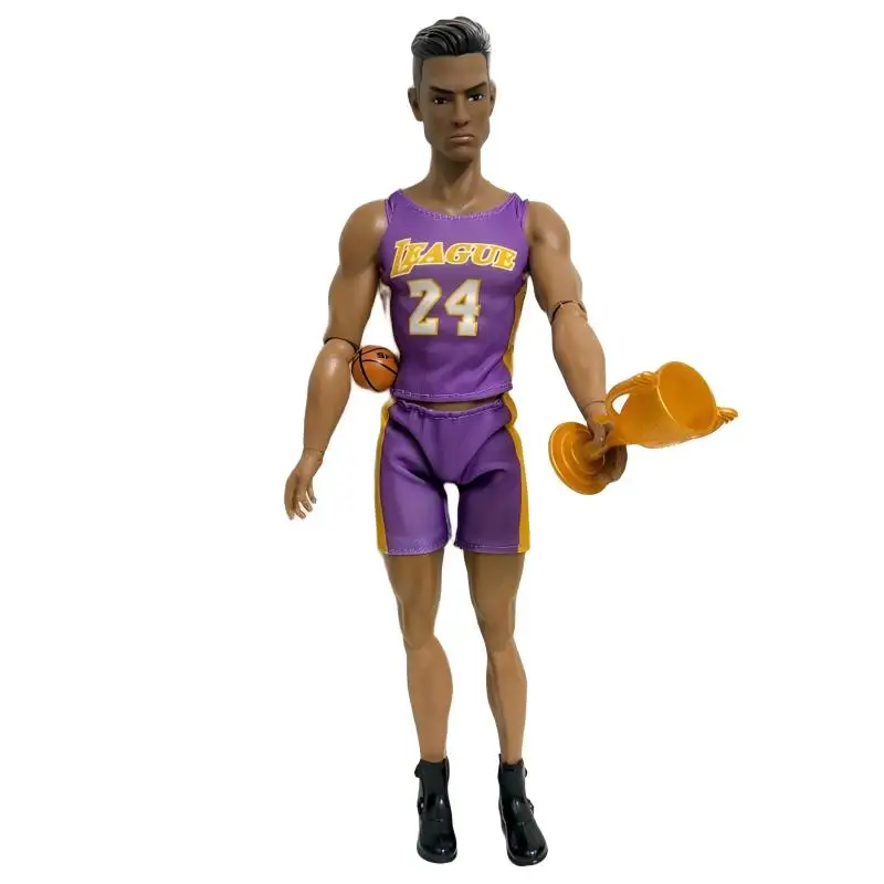 Plus récent 12 pouces Sport homme fort beau footballeur joueur de Football panier sportif mâle poupées pour 14 + Collection bricolage présent