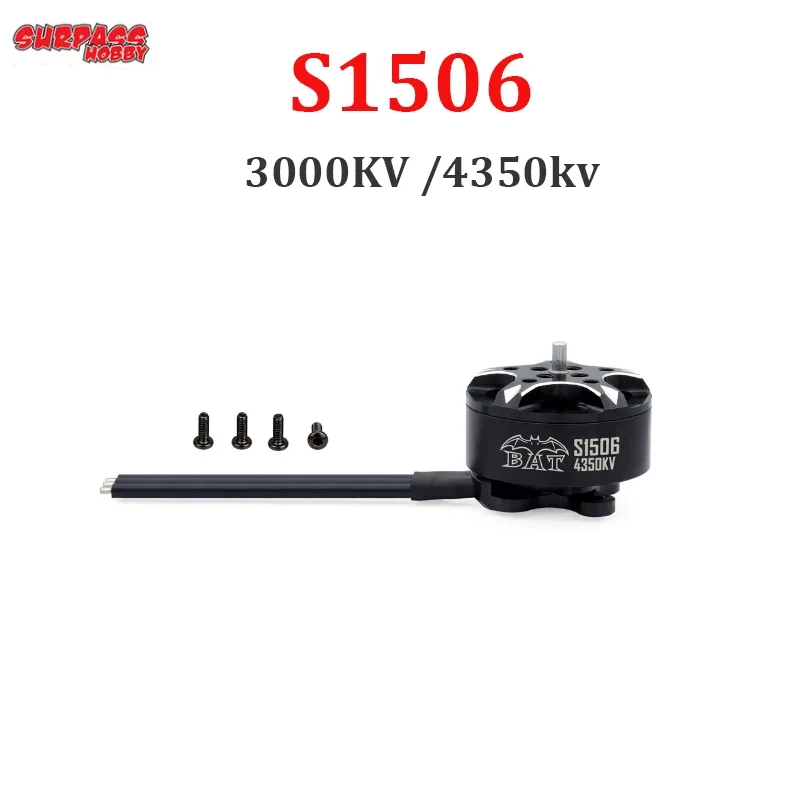 

SURPASS-HOBBY S1506 3000KV/4350KV Высококачественный жестокий бесщеточный двигатель 3-дюймовый перекрестный двигатель FPV Многороторный двигатель для радиоуправляемого дрона