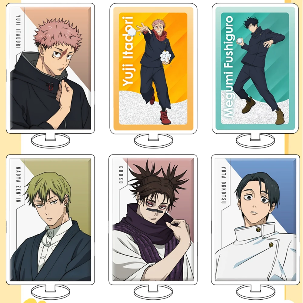 

Акриловая подставка 15 см по аниме Jujutsu Kaisen: Итадори Юдзи, Фушигуро Мегуми, Оккоцу Юта, Зенин Наоя – настольное украшение