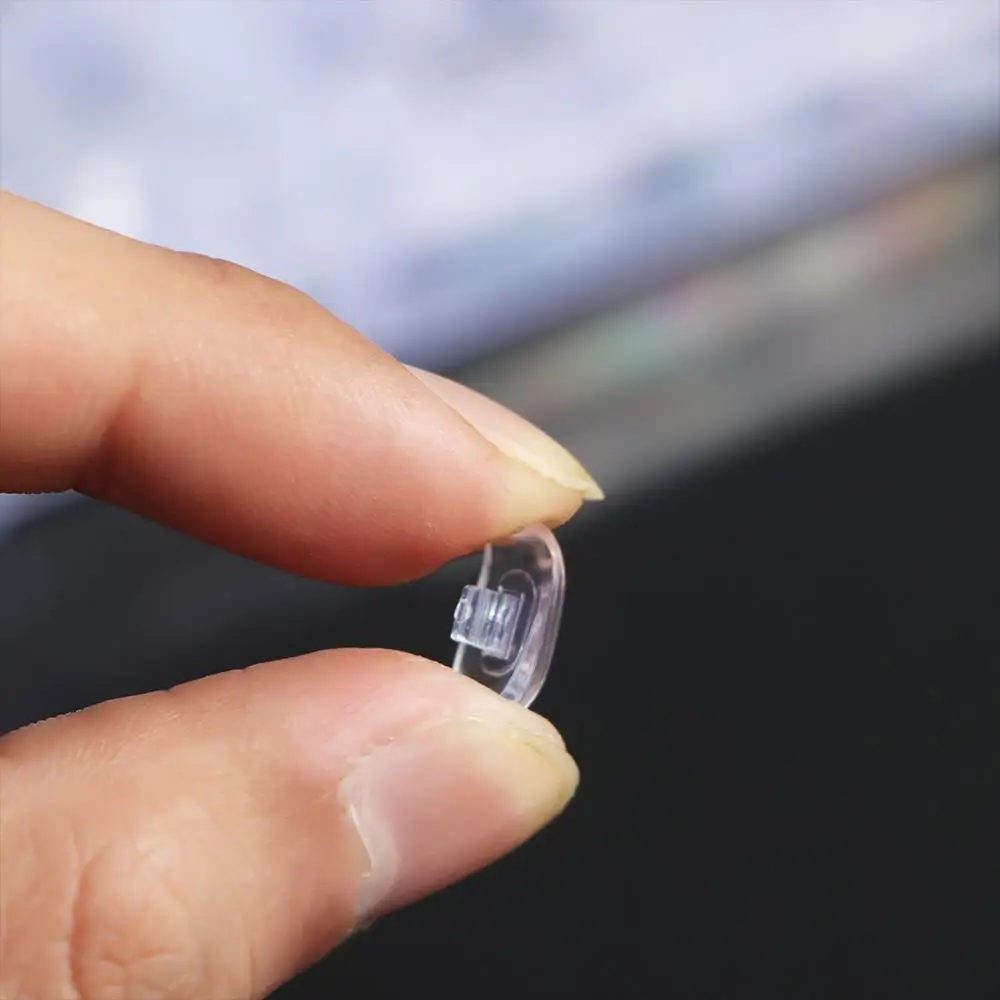 المسمار على الهواء Chanmber المضادة للانزلاق وسادة أنف للنظارة سيليكون مخدات أنف للنظارة نظارات اكسسوارات مكبرة طقم تصليح مخدات أنف للنظارة النظارات #2