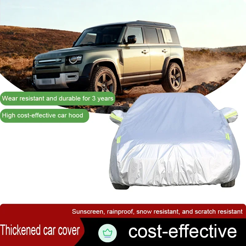 

Oxford cloth car cover for Land Rover Defender 90 110 complete SUV sunshade, rain, snow, dust, wind shield, waterproof