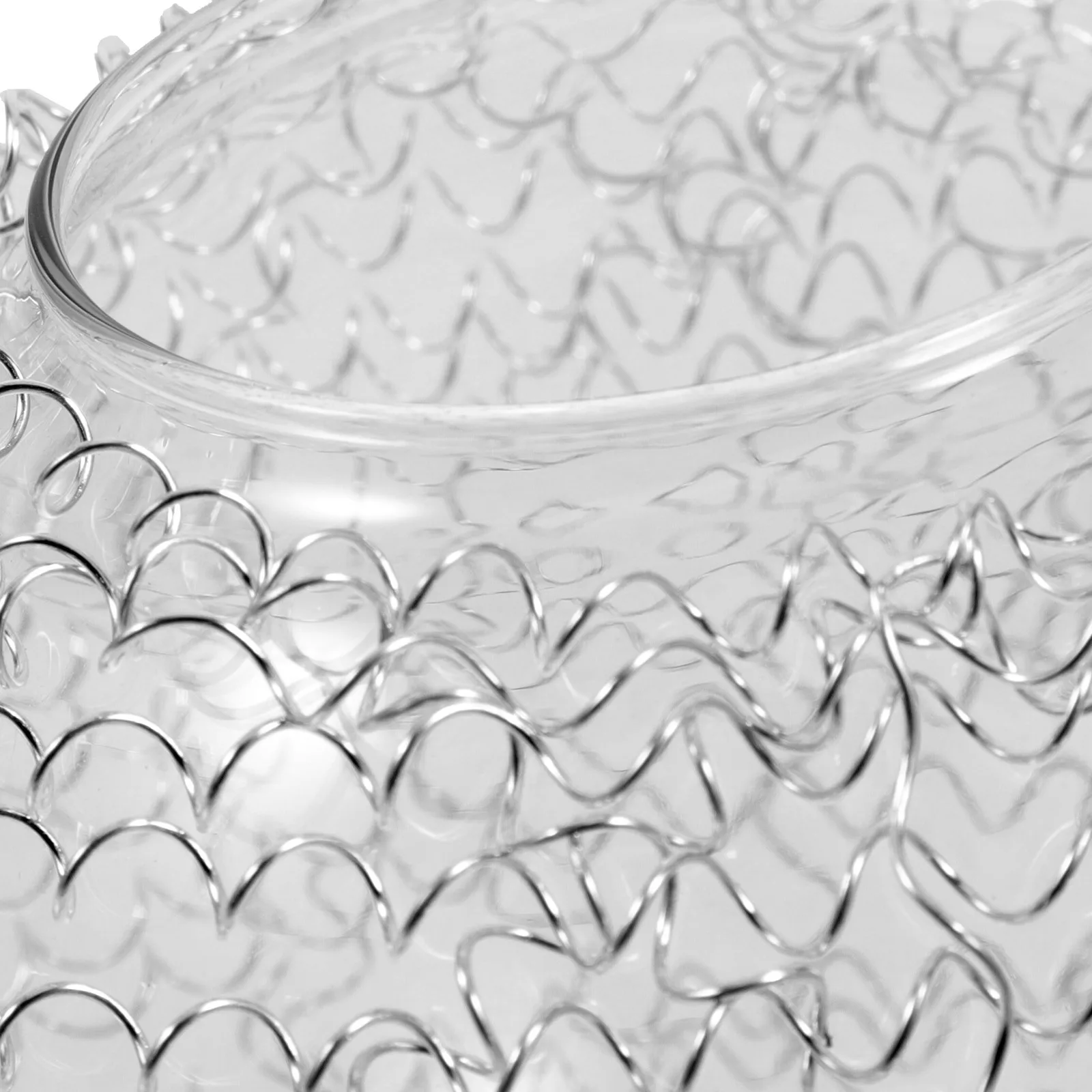 

Decorative Glass Lampshade Light Cover Clear Replacement for Fixtures Ceiling Globe Pendant