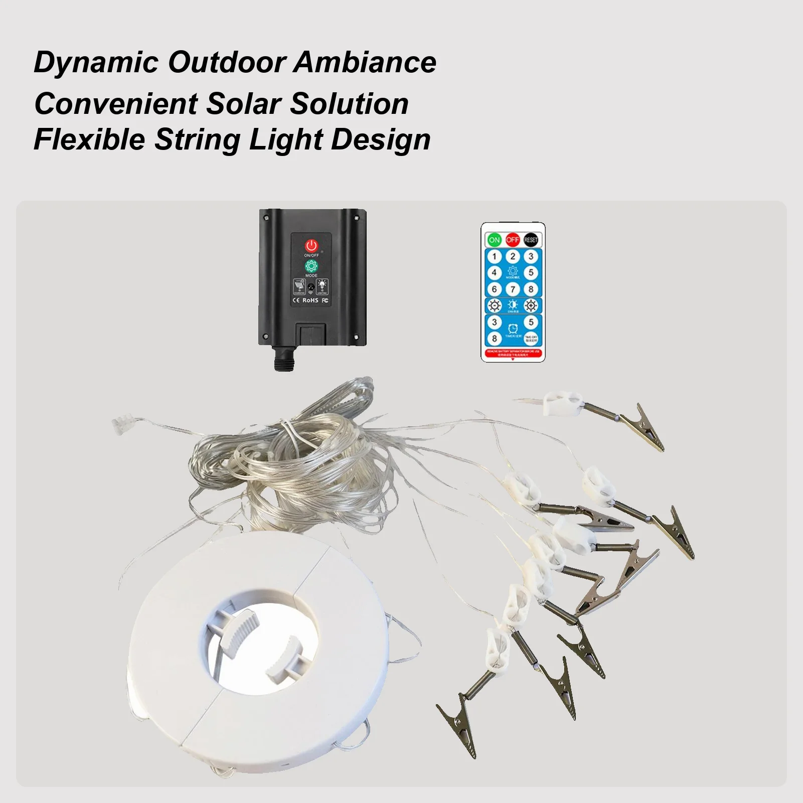 

Umbrella Lights Outdoor Umbrella Light Solar Powered Waterproof Outside Decor With 8 Modes For Porch Parasol Deck Backyard Party