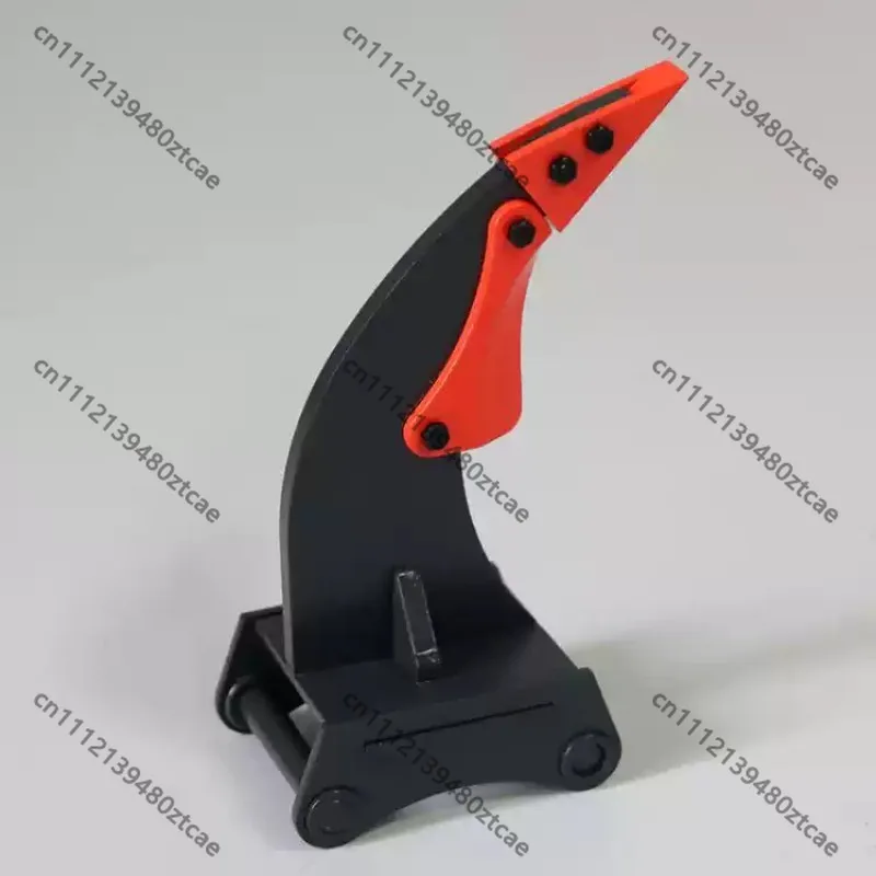 Narrow Bucket, Wide Bucket & Ripper Rock‑Digging Bucket, Spare‑Part for 1/14 RC Hydraulic Excavator Model, Hobby Accessory
