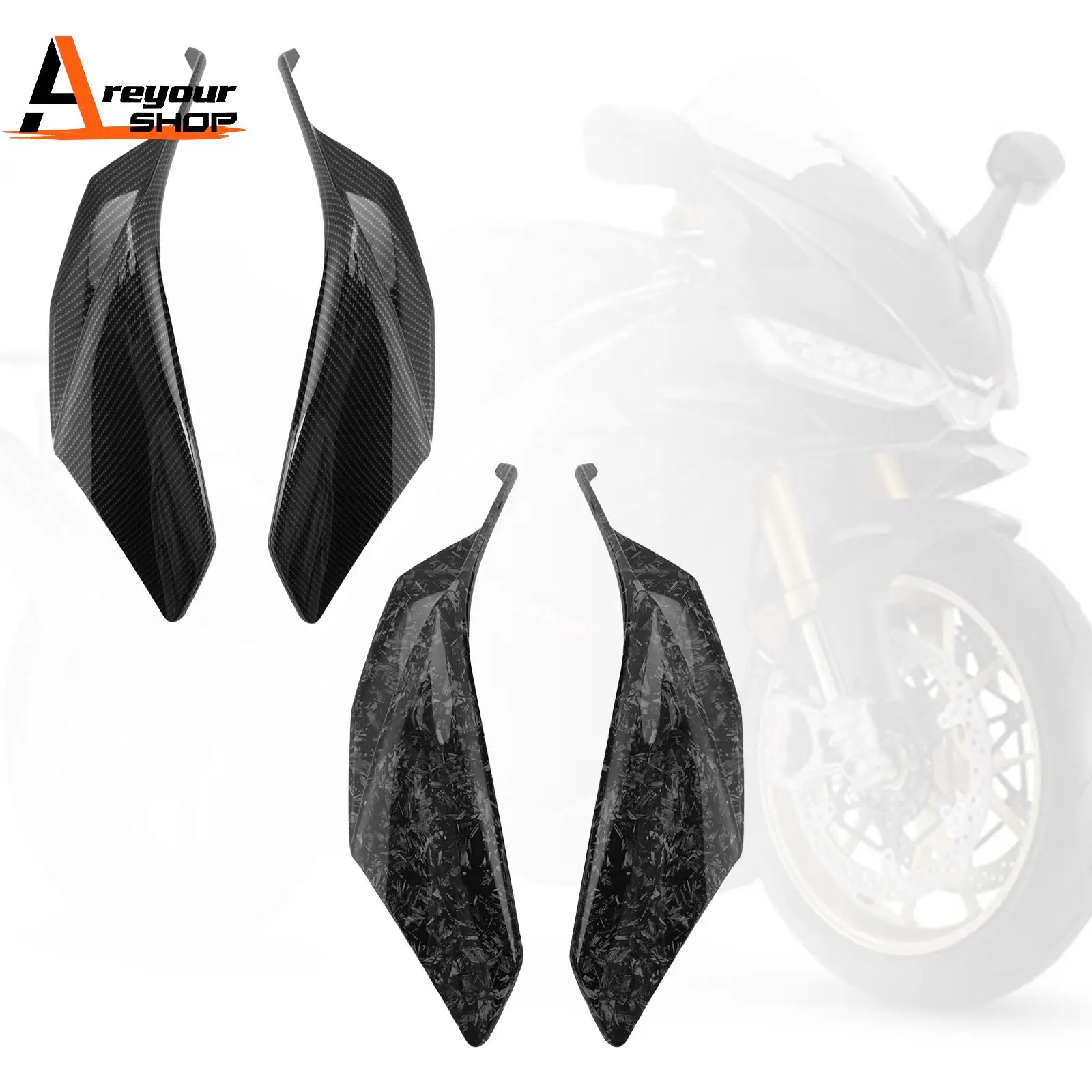 

Air Deflector Spoiler Side Fairing Part Kit Panels for Aprilia RSV4 2021-2024