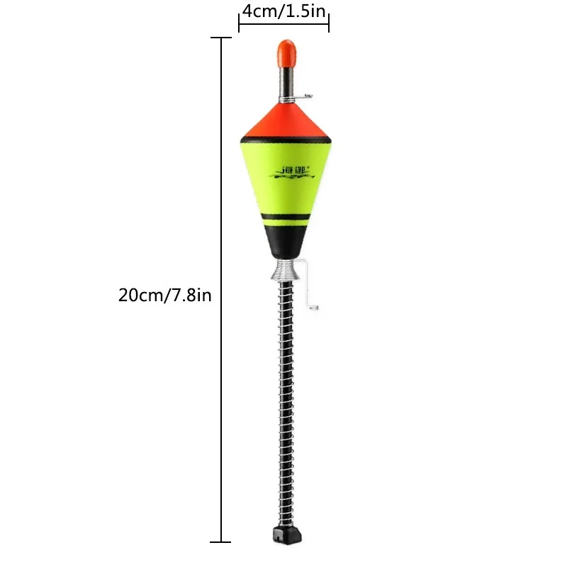 Langer professioneller automatischer Fischerei-Schwimmer in Wassertropfenform für Karpfen, Nano-EVA-Angelzubehör, Nachtlicht-Bobber, leuchtendes schwimmendes Zubehör – Detail 8