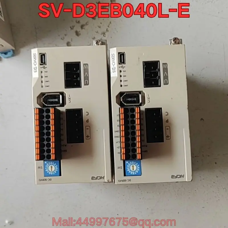 

Second-hand SV-D3EB040L-E servo drive function test is normal