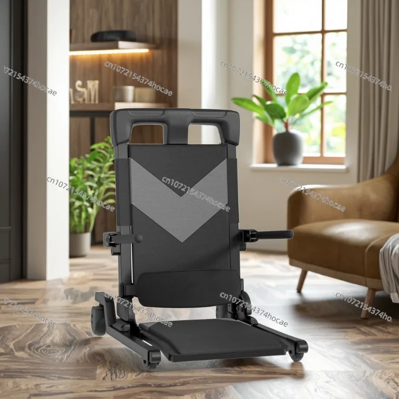 Folding Electric Patient Transfer Lift Chair with Sling Oxford Cloth Seat for Seniors