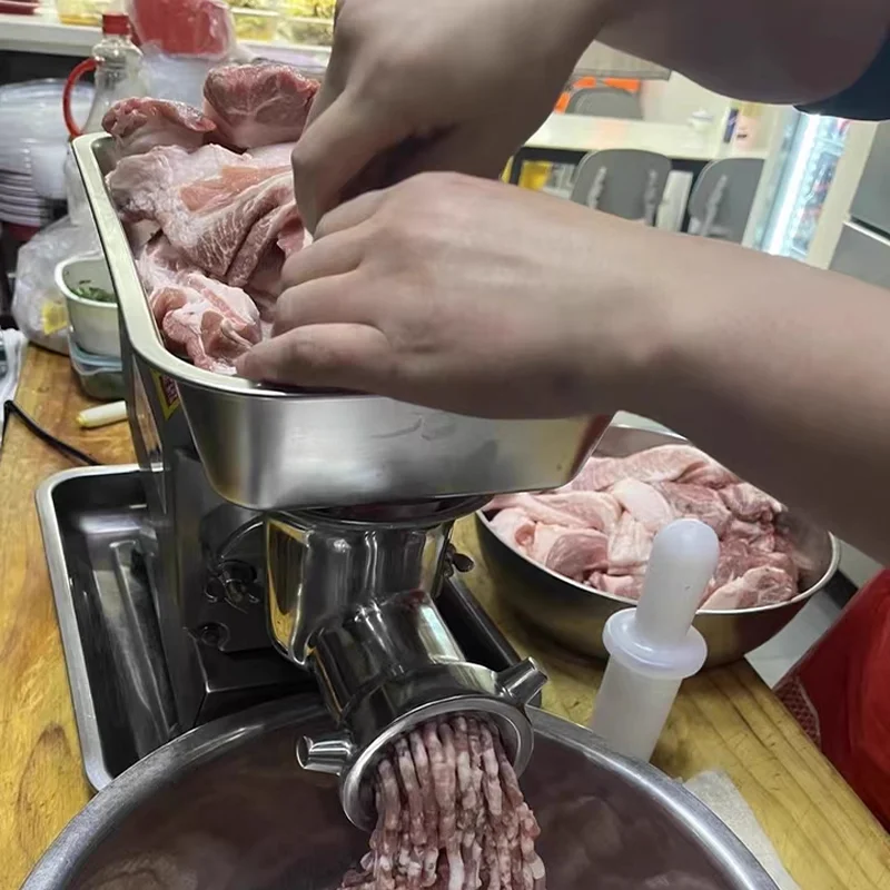 Hot Sale Professional Small Beef Meat Grinder Mincer Machine   Multifunctional Patty Processing Machinery