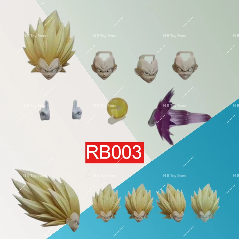 

In Stock Red Bolt Studio RB003 Beast Deities Dragon Ball Z Super Saiyan Vegeta Yellow Head Accessories