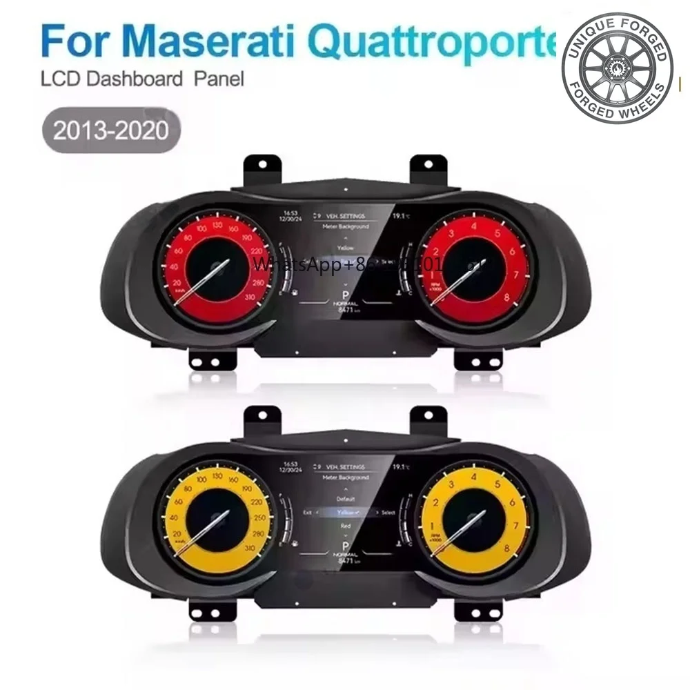 

26style BC 12.3'' RoadNavi Car Instrument Cluster for Maserati Ghibli 2014-2020 Auto Speedometer