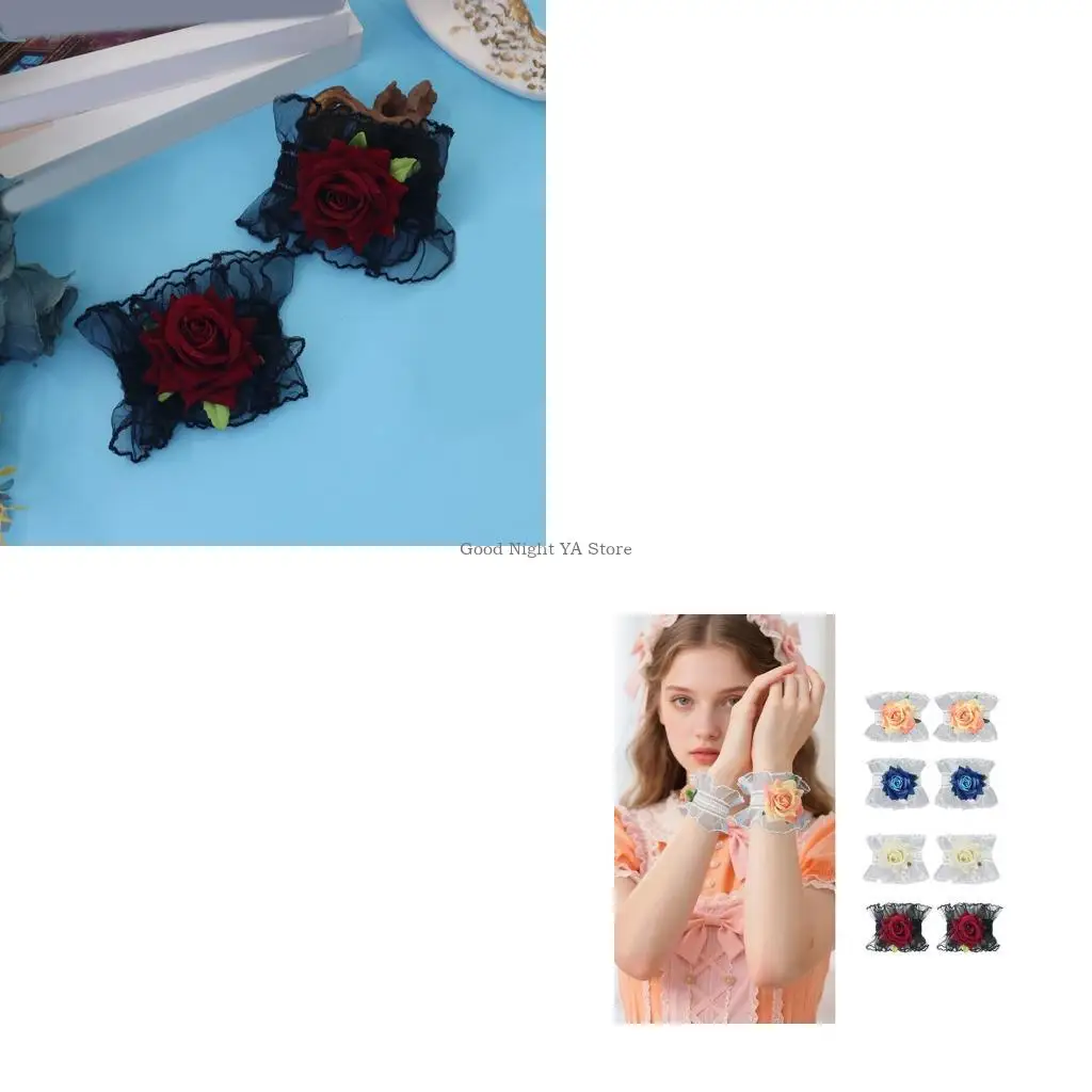 أكمام ذراع شفافة أنيقة وزخرفة من الدانتيل الرقيق مناسبة للحدث الرسمي والتنقل اليومي، مادة ناعمة